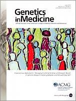 Genetics in Medicine Cover