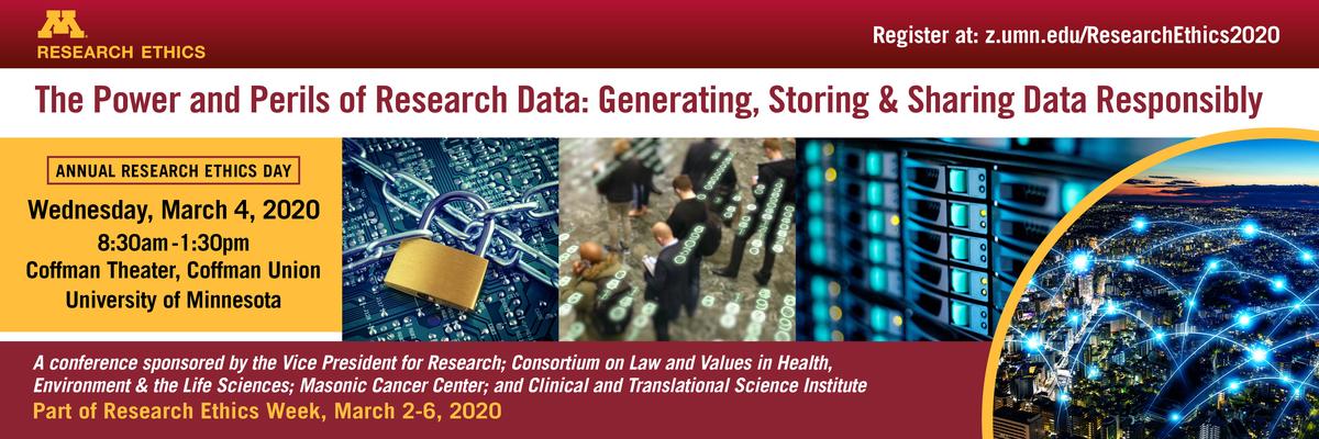 The Power and Perils of Research Data: Generating, Storing & Sharing Data Responsibly