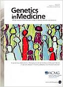 Genetics in Medicine Cover